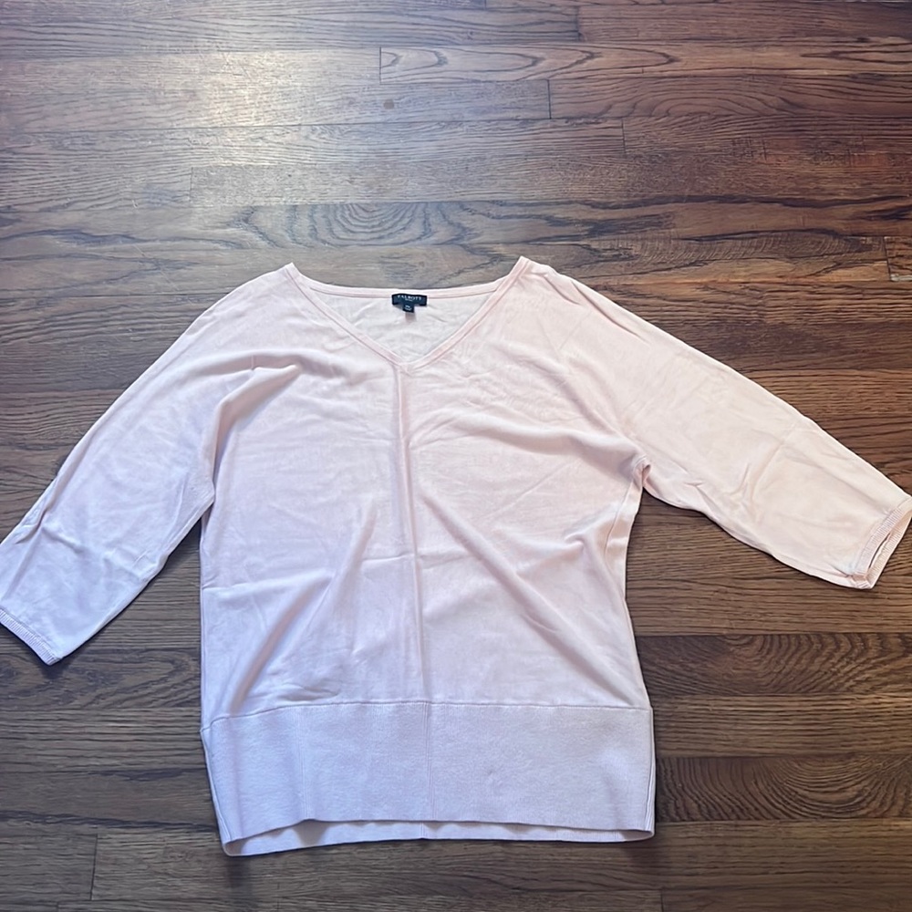 Talbots pink pullover shirt